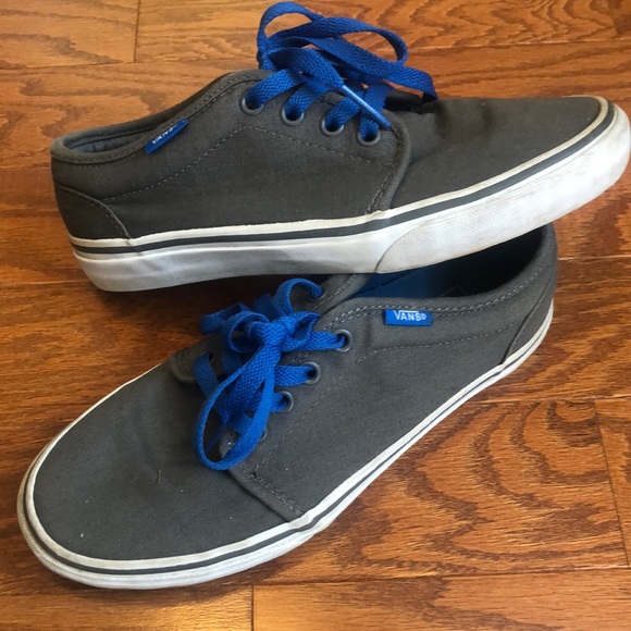 grey vans tennis shoes